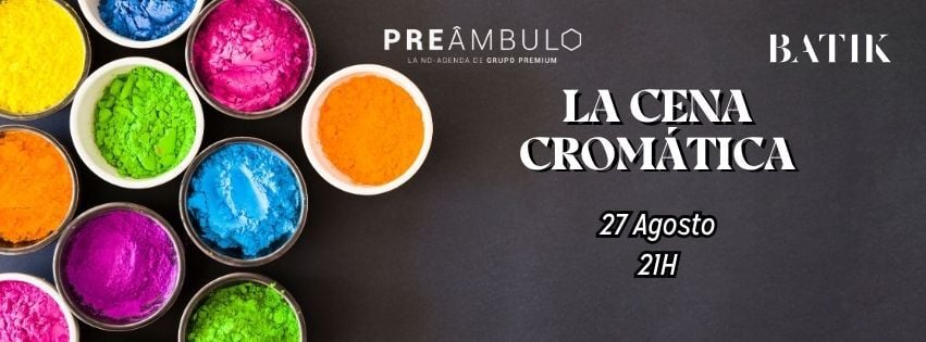 La cena cromatica Batik portada (851 x 315 px)