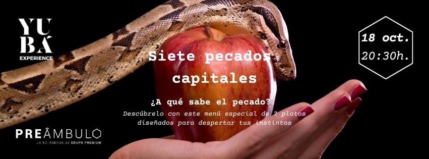 Pecados capitales(Portada de Facebook)